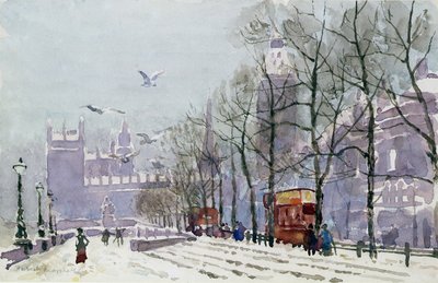 Dzień zimy, Westminster (wc) autorstwa Herbert Menzies Marshall