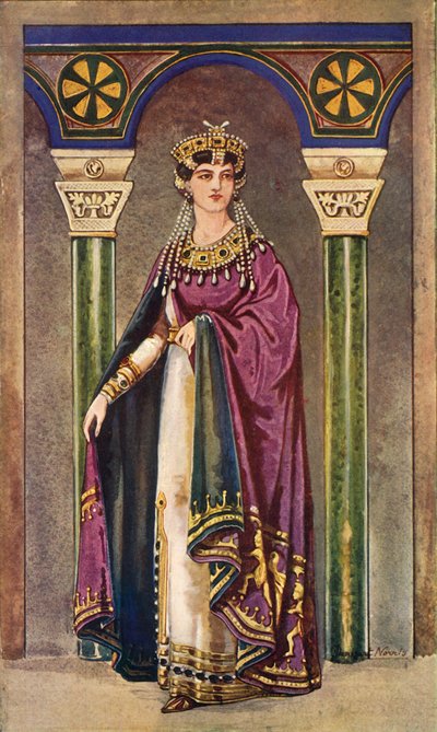 Cesarzowa Teodora - VI wiek n.e., 1924. autorstwa Herbert Norris