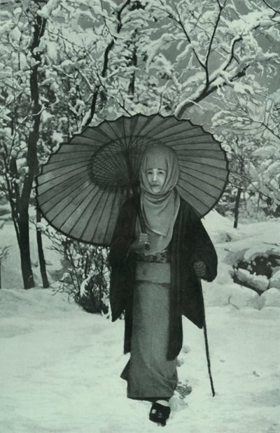 Grudzień w Japonii, 1910. autorstwa Herbert Ponting