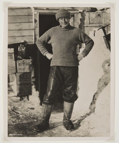 Dr Wilson z wyprawy „Terra Nova” (1910-13) na biegun południowy, kierowanej przez kapitana Scotta (odbitka bromkowa) autorstwa Herbert Ponting