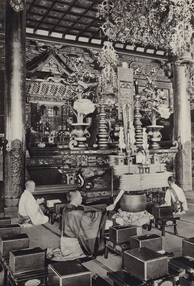 Japonia 1920: Wagi, kałamarnica mpe (Butst) (b / w p hot) autorstwa Herbert Ponting