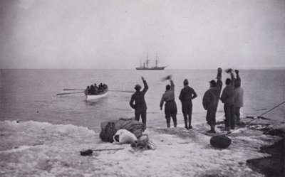 Pozostawiony w Wiktorii (zdjęcie czarno-białe) autorstwa Herbert Ponting