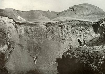 Święty krater Fuji-San, 1910. autorstwa Herbert Ponting