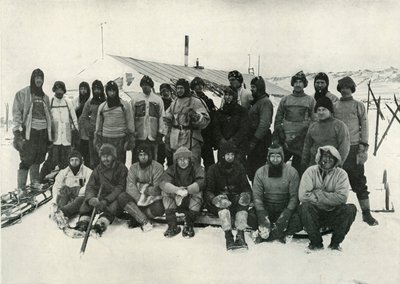Partia główna na Cape Evans po zimie, 1911, 1913 autorstwa Herbert Ponting