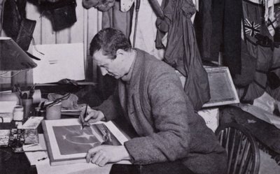 „Wilsonowi, jako artyście, były rekompensaty” (zdjęcie czarno-białe) autorstwa Herbert Ponting