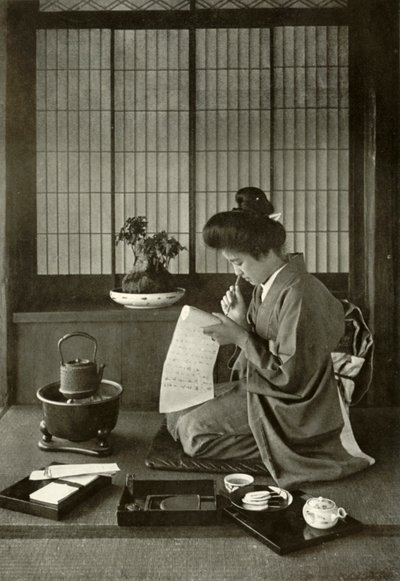 Pisanie listu, 1910. autorstwa Herbert Ponting