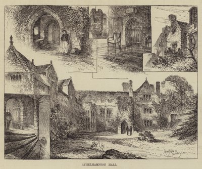 Athelhampton Hall autorstwa Herbert Railton