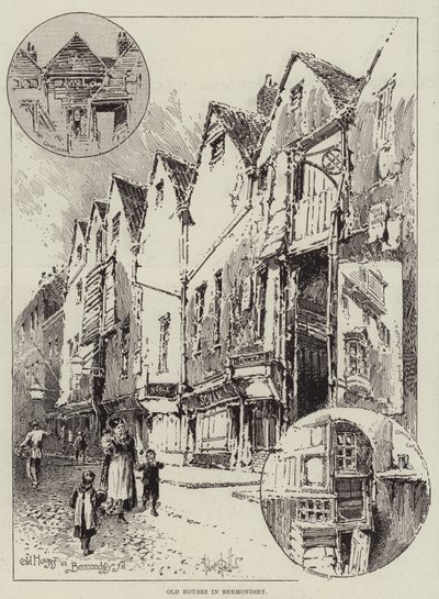 Stare domy w Bermondsey autorstwa Herbert Railton
