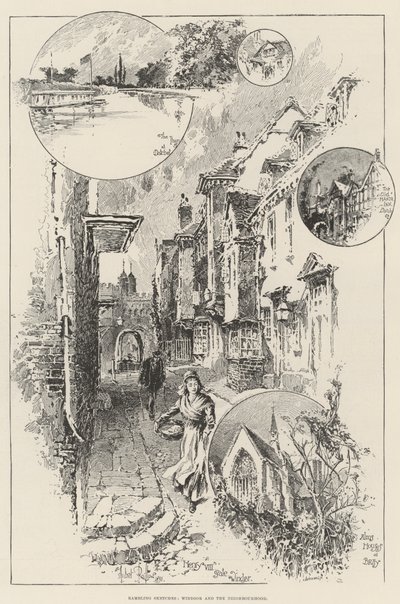 Rambling Sketches, Windsor i okolice autorstwa Herbert Railton