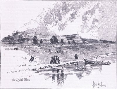 Pałac Kryształowy w Hyde Parku Londyn, 1851 AD autorstwa Herbert Railton