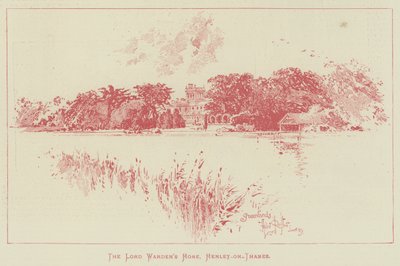 Dom Lorda Strażnika, Henley-on-Thames autorstwa Herbert Railton