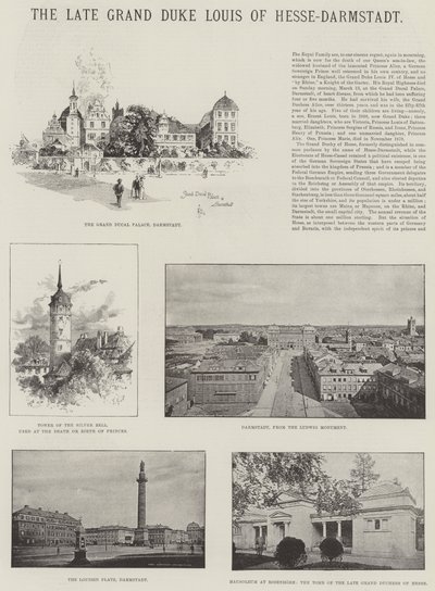Nieżyjący Wielki Książę Ludwik Hesji-Darmstadt autorstwa Herbert Railton