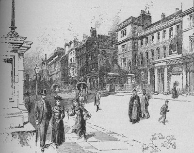 Biuro Wojenne, Pall Mall, c1890 autorstwa Herbert Railton