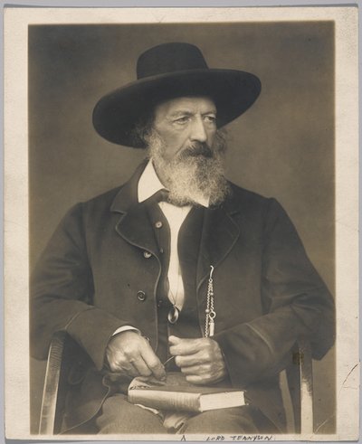 Lord Tennyson (zdjęcie żelatynowo-srebrne) autorstwa Herbert Rose Barraud