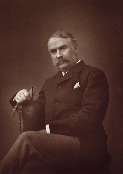 Portret Sir Williama Schwencka Gilberta 1836-1911. autorstwa Herbert Rose Barraud