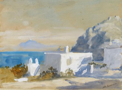 Domy na Capri autorstwa Hercules Brabazon Brabazon
