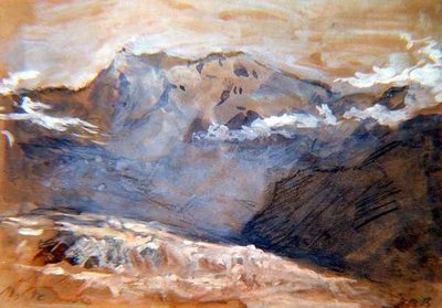 Monte Rosa autorstwa Hercules Brabazon Brabazon