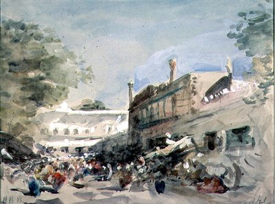 Scena uliczna w Delhi autorstwa Hercules Brabazon Brabazon