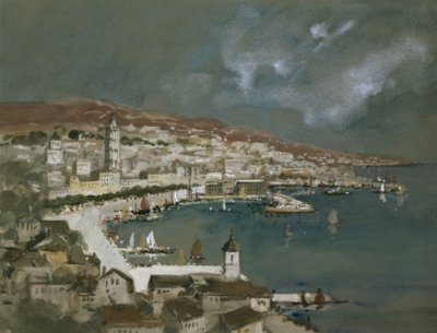 Port w Splicie, Chorwacja autorstwa Hercules Brabazon Brabazon