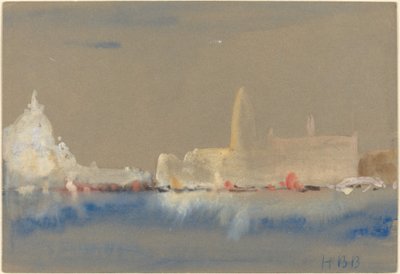 Salute i Pałac Dożów z Bacino di San Marco autorstwa Hercules Brabazon Brabazon