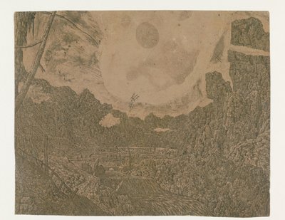 Pejzaż z wodospadem, wersja druga Krajobraz z wodospadem: wersja druga autorstwa Hercules Segers