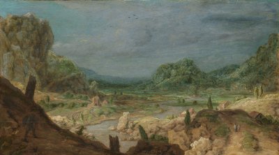 Dolina rzeki, ok.1626-30 autorstwa Hercules Segers