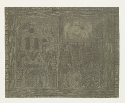 Widok przez okno domu Segers w kierunku Noorderkerk Widok przez okno domu Segersa w kierunku Noorderkerk autorstwa Hercules Segers