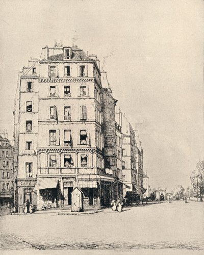 Stare domy na nabrzeżu, 1915 autorstwa Herman Armour Webster