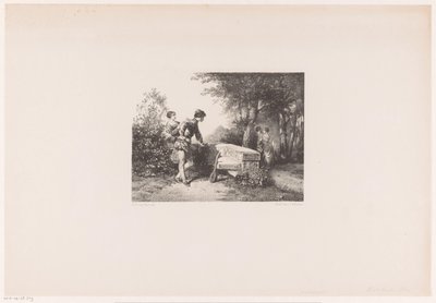 Dwie pary w parku autorstwa Herman Frederik Carel ten Kate