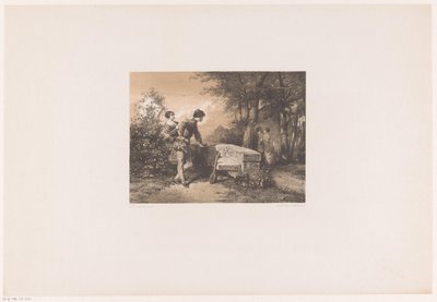 Dwie pary w parku autorstwa Herman Frederik Carel ten Kate