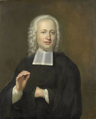 Justus Tjeenk (1730-82), jeden z założycieli Zeeuws Genootschap (Zeland Society), minister we Vlissingen autorstwa Herman Frederik van Hengel