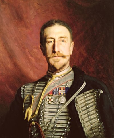 Pułkownik Frederick Richard Thomas Trench-Gascoigne DSO autorstwa Herman Gustave Herkomer