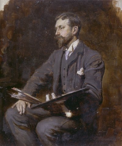 Możliwy autoportret, ok. 1890-1900 autorstwa Herman Gustave Herkomer