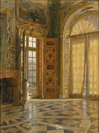 Narożnik przedsionka "Schleissheim", pałac księcia regenta Luitpolda autorstwa Herman Hartwich