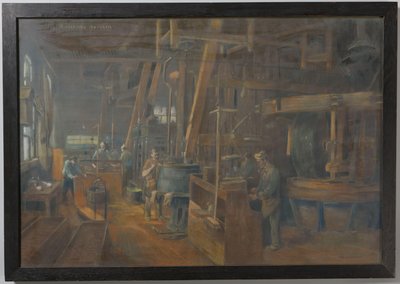 Destylarnia lakierów na Zaan autorstwa Herman Heijenbrock
