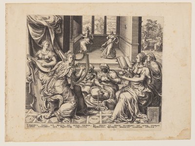 Przypowieść o mądrych i głupich pannach: Mądre panny autorstwa Herman Jansz. Muller