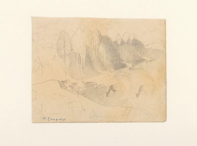 Dolina z wypasem bydła autorstwa Herman Kruyder (signed by artist)