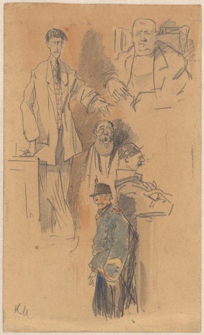Portret Jana Hamdorfa i W. van der Pluym autorstwa Herman Moerkerk