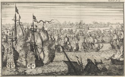 Bitwa pod Duinsami, 1639 autorstwa Herman Padtbrugge