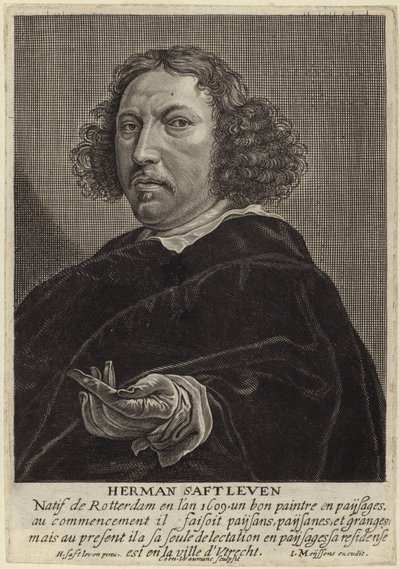 Portret Hermana Saftlena Młodszego autorstwa Herman the Younger Saftleven