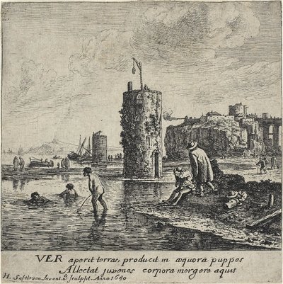 Wiosna, 1650 autorstwa Herman the Younger Saftleven