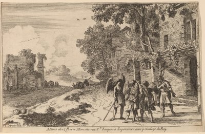 Abraham i trzej aniołowie autorstwa Herman van Swanevelt