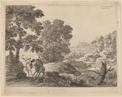 Balaam i Ass autorstwa Herman van Swanevelt