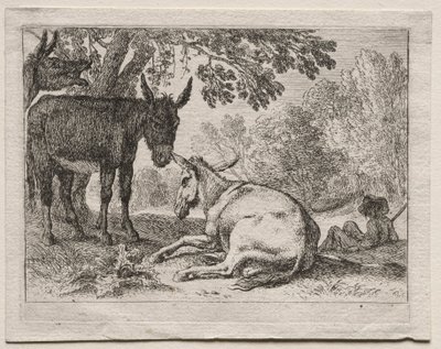 Osły. autorstwa Herman van Swanevelt