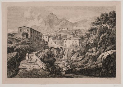 Staw młyński w Amalfi autorstwa Hermann Carmiencke