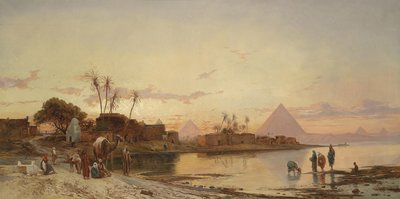Brzegi Nilu autorstwa Hermann David Salomon Corrodi