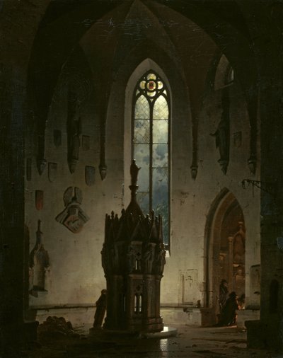 Opuszczona kaplica autorstwa Hermann Dyck