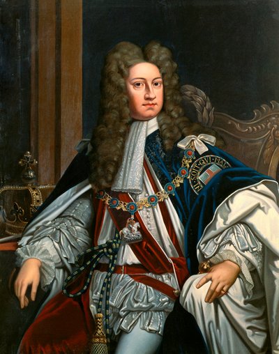Portret króla Karola I według oryginału autorstwa Godfreya Knellera (olej na płótnie) autorstwa Hermann Goldschmidt