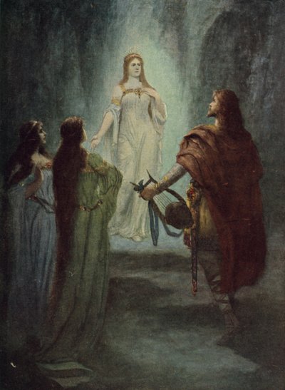 Zobaczył piękną kobietę autorstwa Hermann Hendrich