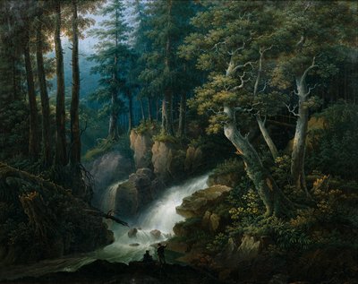 Wodospad Ilse na Brocken w górach Harz autorstwa Hermann Josef Neefe